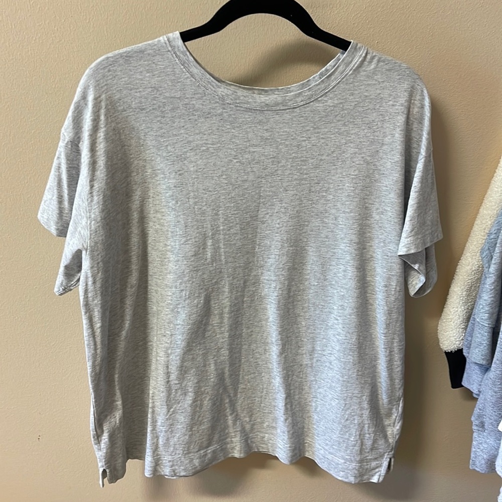 Boxy Vintage Heather Grey Tshirt